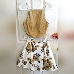 Macy's 2 Piece Formal Dress